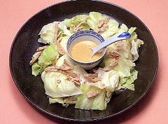 キャベツの中華風サラダ