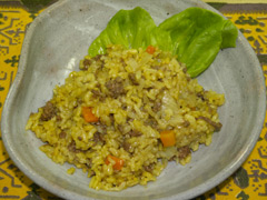 玄米入りカレーピラフ