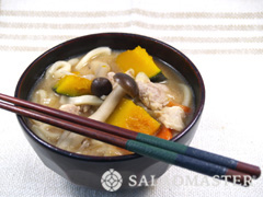 かぼちゃ入り煮込みうどん