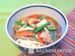 鶏入りあんかけうどん