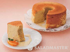オレンジとバナナのシフォンケーキ