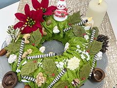 抹茶リングケーキ