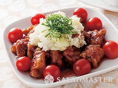 鶏の唐揚げ　梅おろし和え