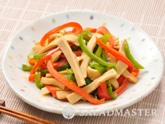高野豆腐のチンジャオロース